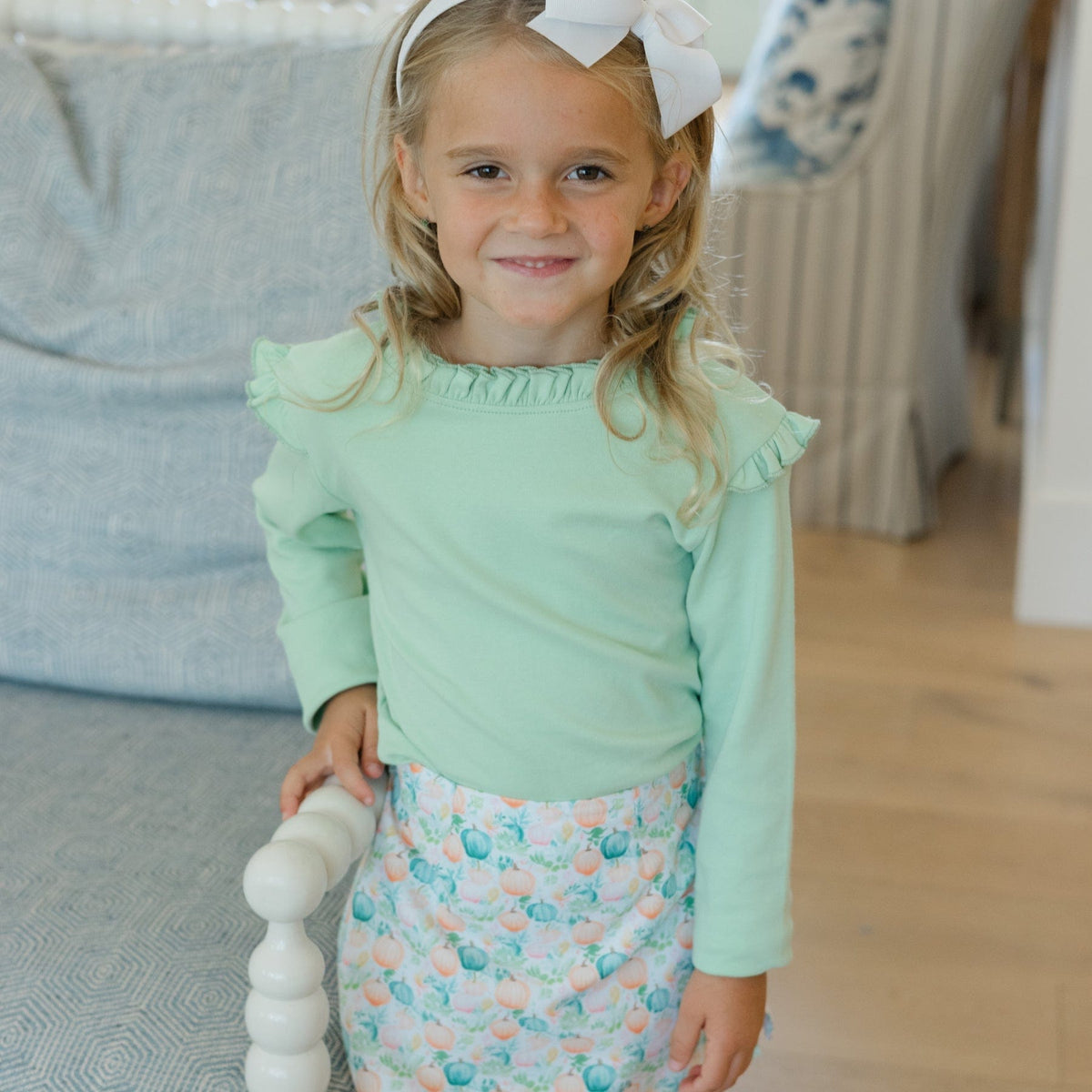 Bailey Boys Pumpkins Print Skort - Little Miss Muffin Children & Home