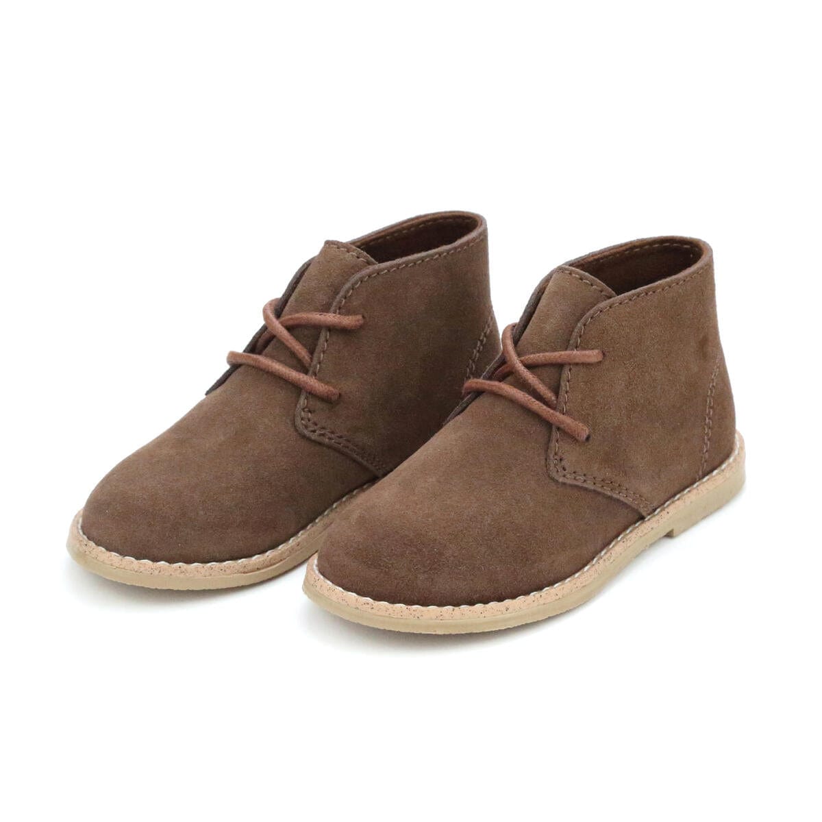 L'Amour Shoes L'Amour Conrad Lace Up Boot in Brown - Little Miss Muffin Children & Home