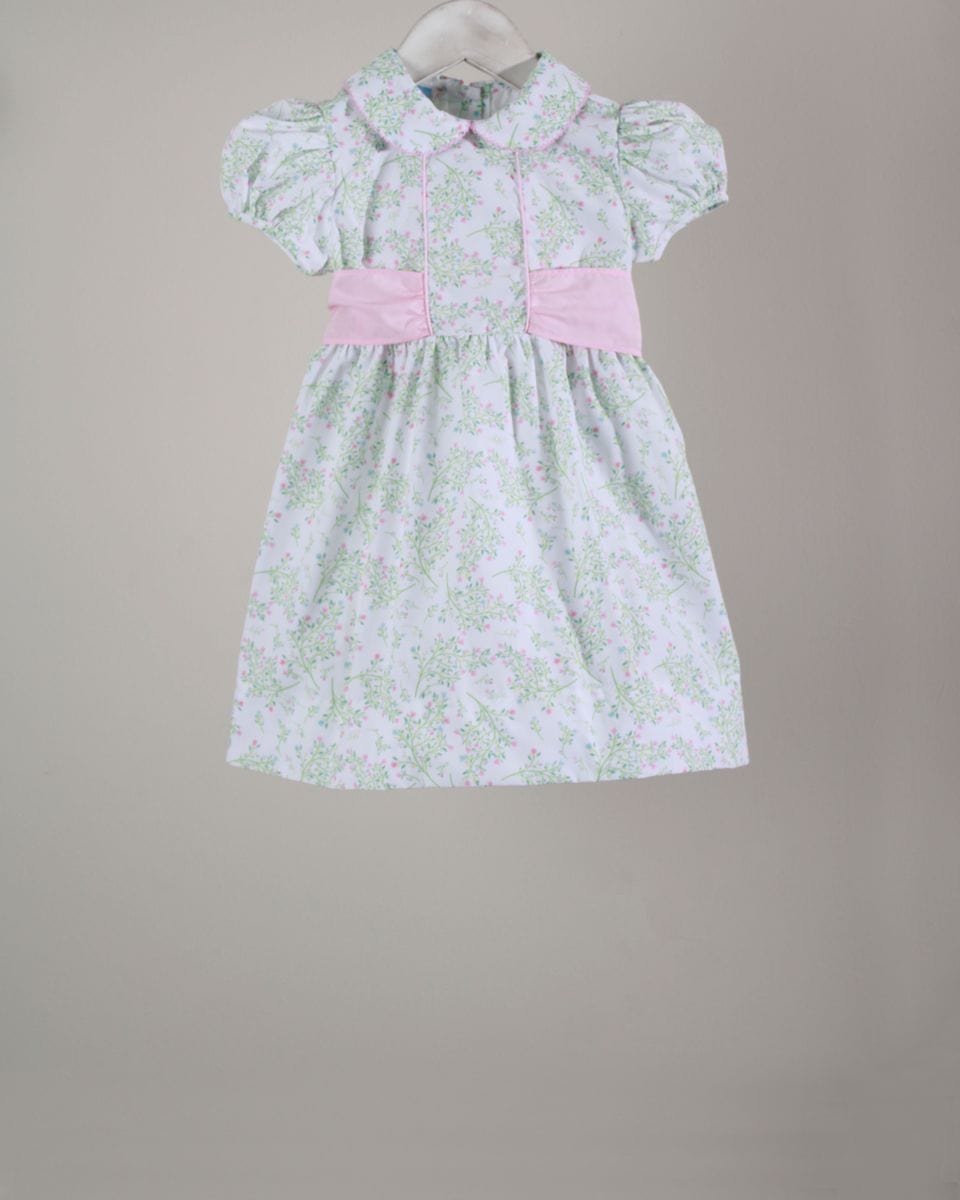 Charming Little One Charming Little One Pink Blossom Roses Lucy Dress - Little Miss Muffin Children & Home