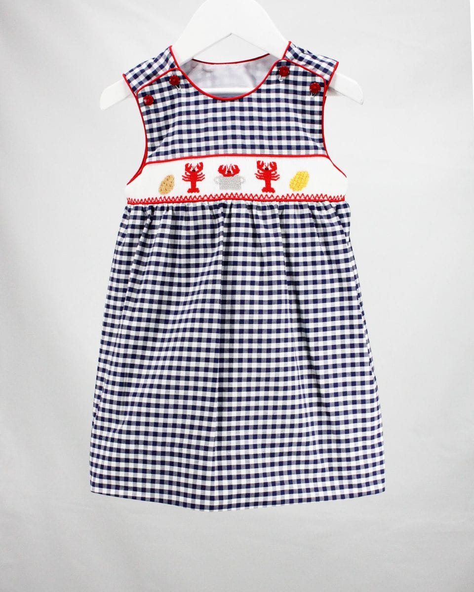 Charming Little One Harbor Picnic Marjorie Dress - Little Miss Muffin Children & Home