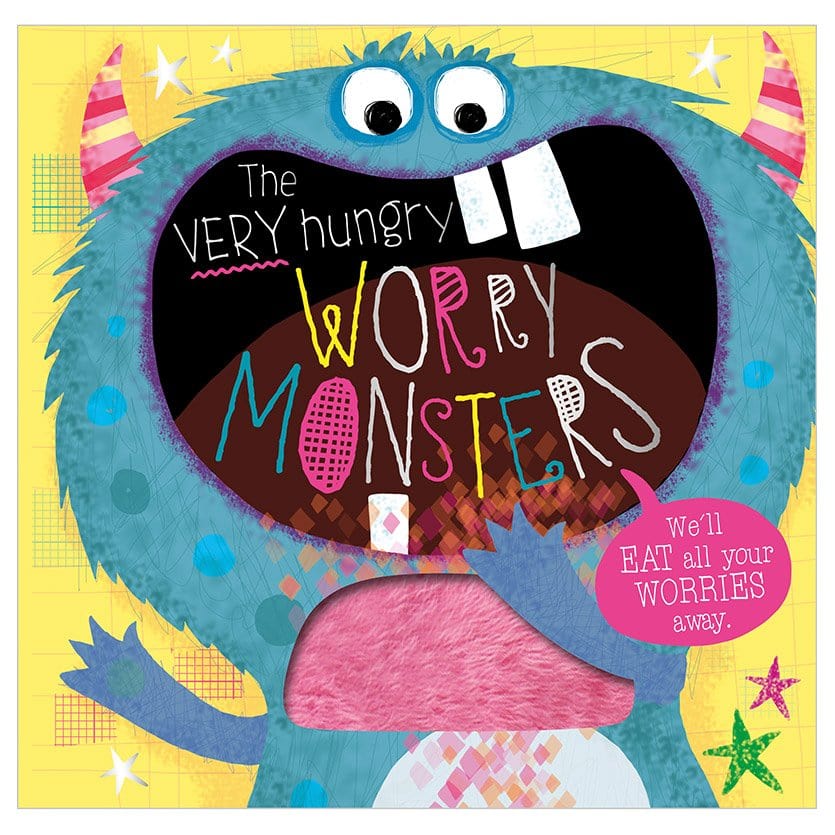 Make Believe Ideas The Very Hungry Worry Monster Plush and Book Box Set - Little Miss Muffin Children & Home