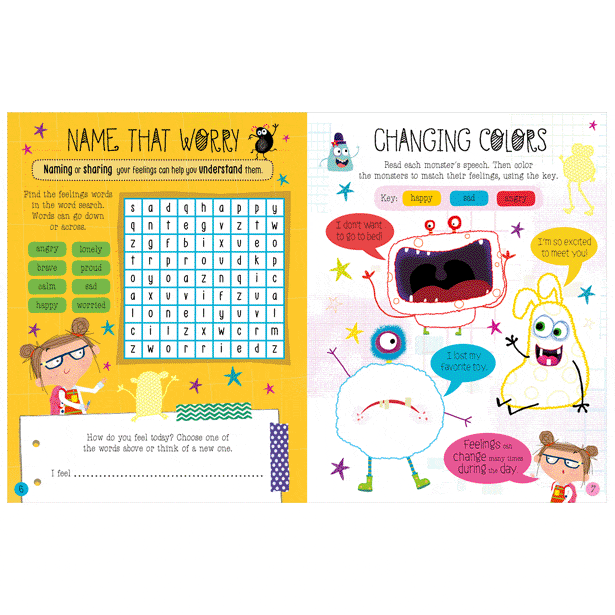 Make Believe Ideas The Very Hungry Worry Monsters Sticker Activity Book - Little Miss Muffin Children & Home