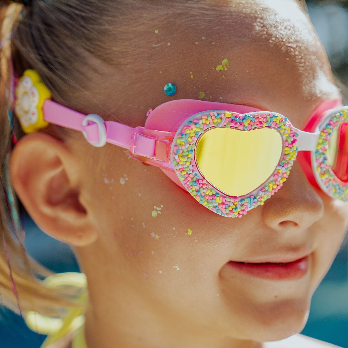 Cupid Heart Kids' Girls Swim Goggle