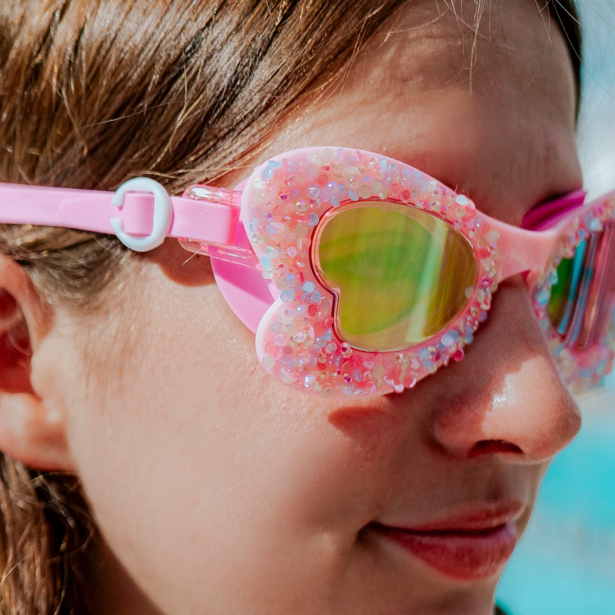 Blushing Butterfly Kids' Swim Goggles
