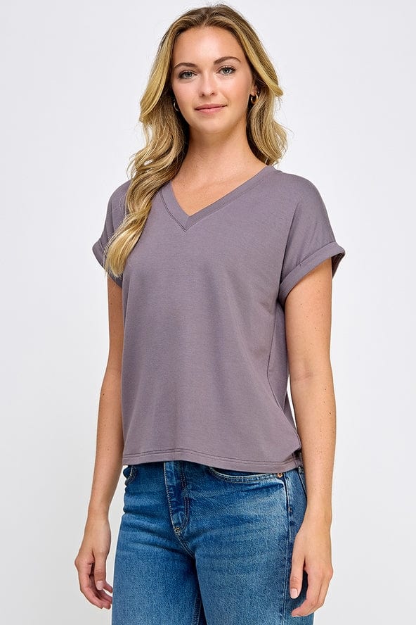 Ellison Ellison V-Neck Tee - Little Miss Muffin Children & Home