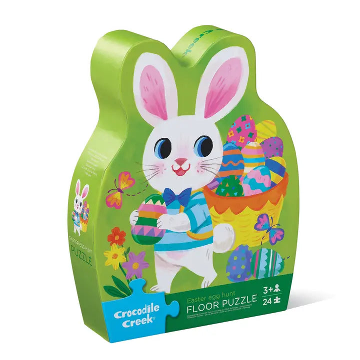 Easter Bunny 24-Piece Shaped Box Puzzle