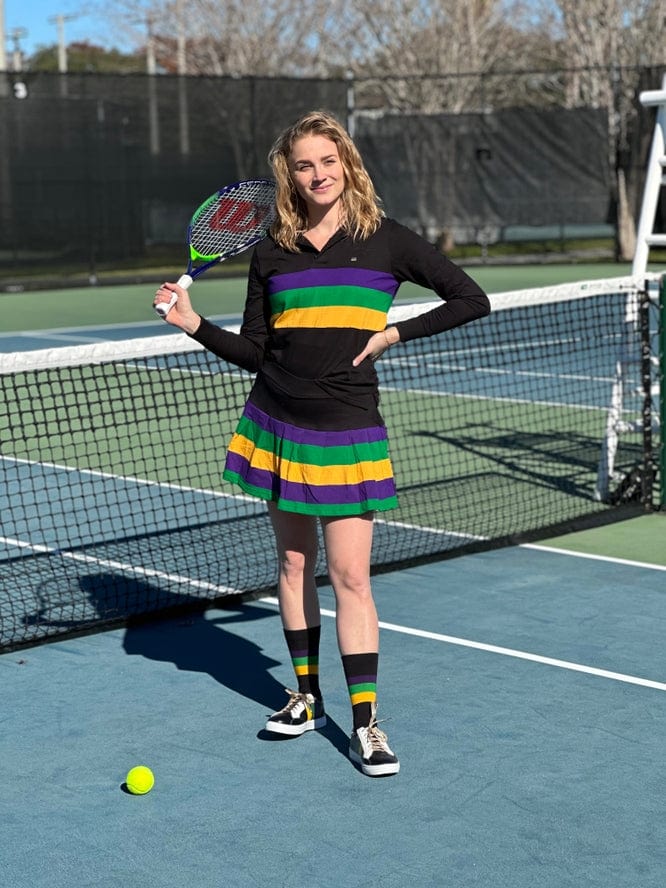 Mardi Gras Creations Mardi Gras Creations Pleated Adult Skort - Black - Little Miss Muffin Children & Home