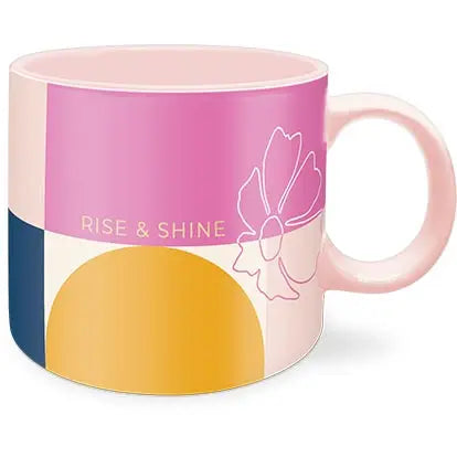 Ceramic Mug Modern Mom Geo Multi