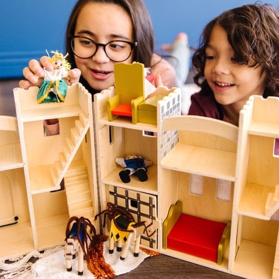 Fold & Go Wooden Castle