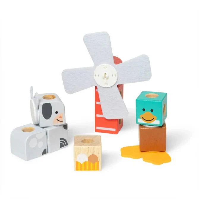 Melissa & Doug Melissa & Doug Blockables Farm Friends - Little Miss Muffin Children & Home