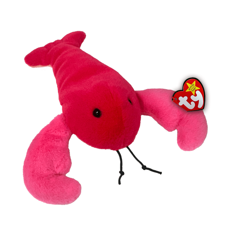 Ty Inc Ty Inc TY Beanie Baby Louie the Lobster (Red 8") - Little Miss Muffin Children & Home