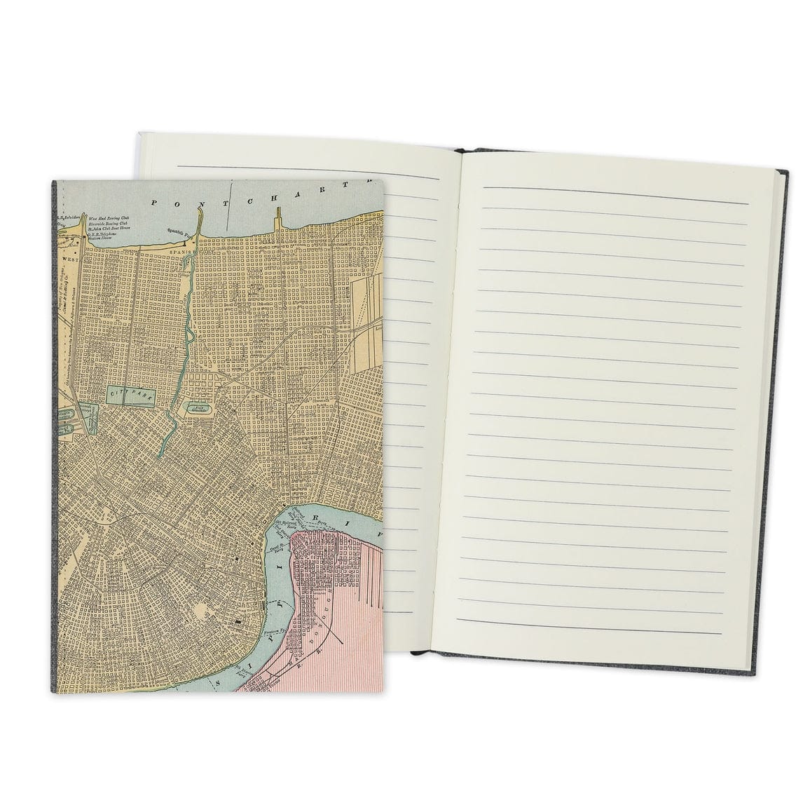Daisy Mae Designs Daisy Mae Designs New Orleans Louisiana Map Travel Journal Notebook - Little Miss Muffin Children & Home