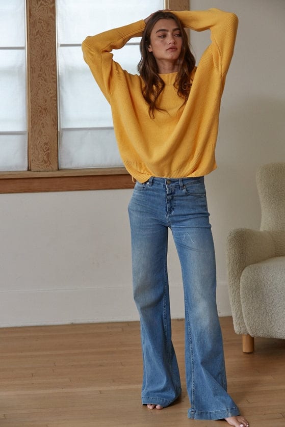 By Together By Together Long Sleeve Chunky Knit High Neck Sweater - Little Miss Muffin Children & Home