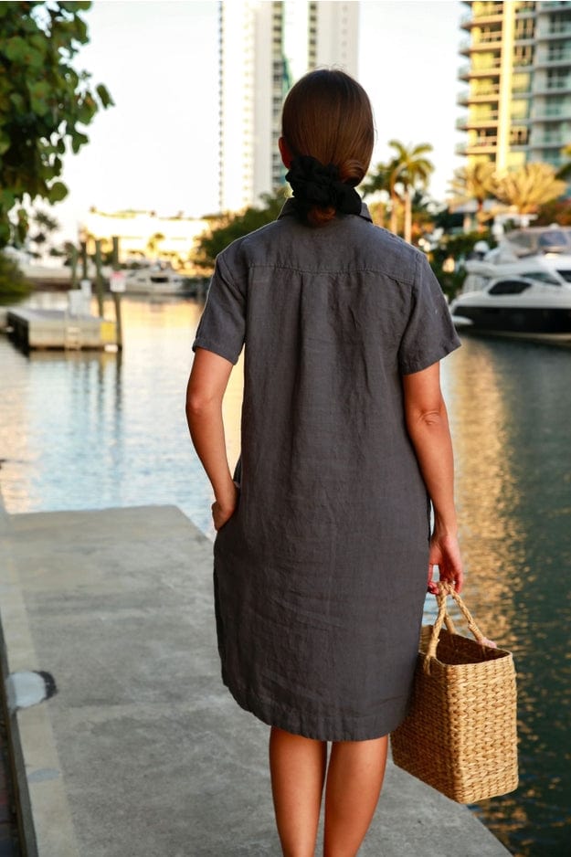 Vikolino Linen Vika Dress White / M/L