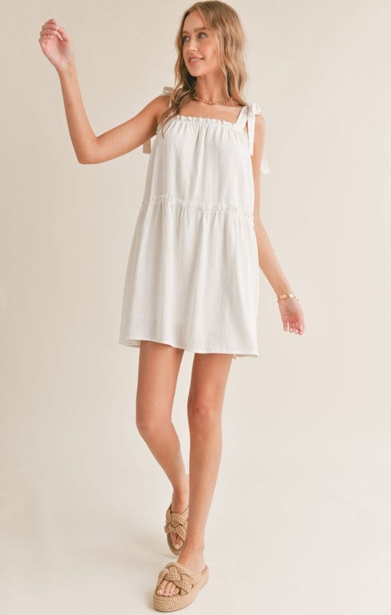 Sadie & Sage Sadie & Sage Sugarloaf Tiered Dress with Tie Straps - Little Miss Muffin Children & Home