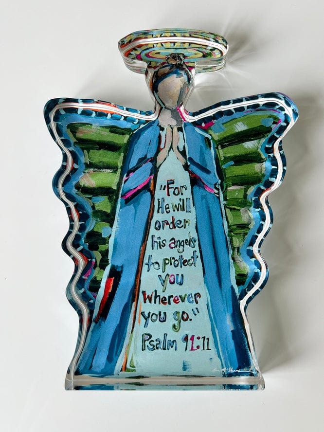 Chelsea McShane Art Chelsea McShane Art “To Protect You Angel" Acrylic Large Shelfie - Little Miss Muffin Children & Home