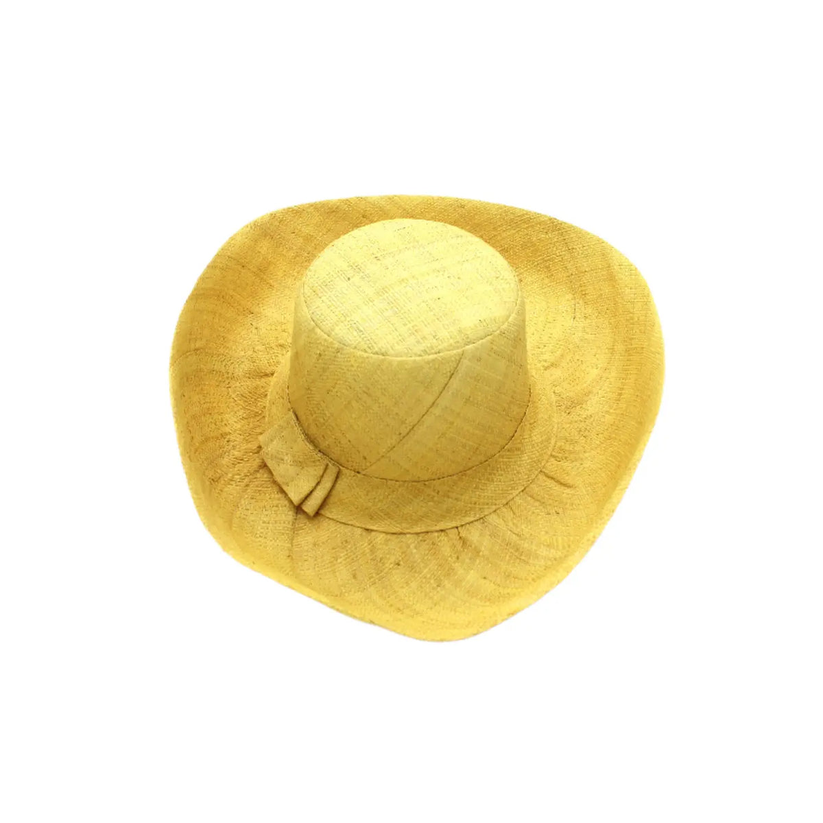 Butter 5" Wide Brim Solid Color Packable Straw Sun Hat