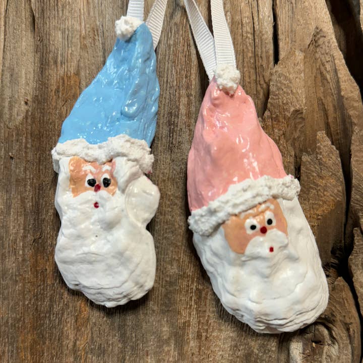Sea Pine Art & Design Sea Pine Art & Design Baby's First Christmas Oyster Santas Ornament - Little Miss Muffin Children & Home