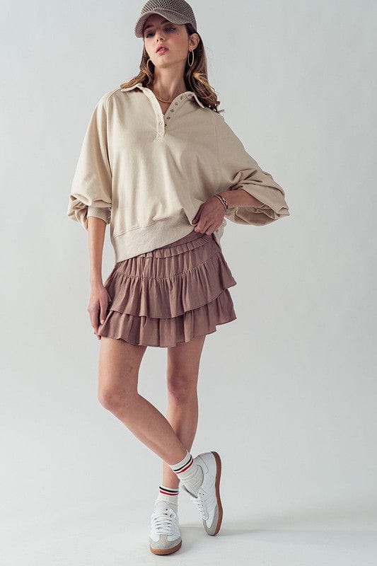 Fashion Week Fashion Week Soft Touch Quarter Snap Pullover Sweatshirt - Little Miss Muffin Children & Home