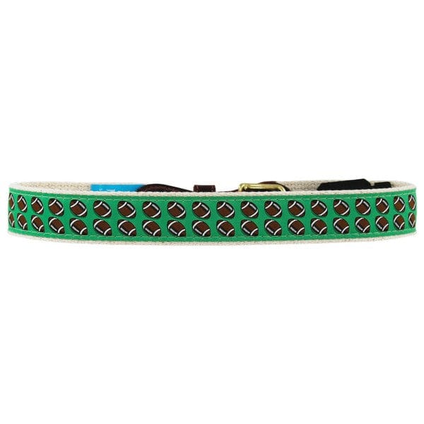 Buddy Belt in Footballs on Green