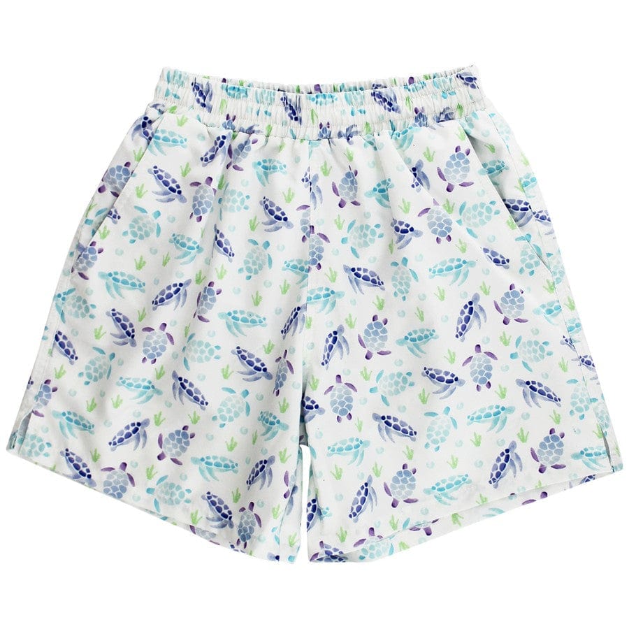 Bailey Boys Bailey Boys Board Swim Short Turtles - Little Miss Muffin Children & Home