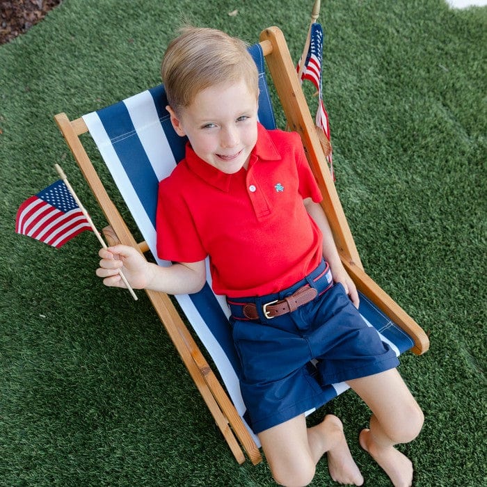 Bailey Boys Bailey Boys Henry Short Sleeve Polo in Red - Little Miss Muffin Children & Home