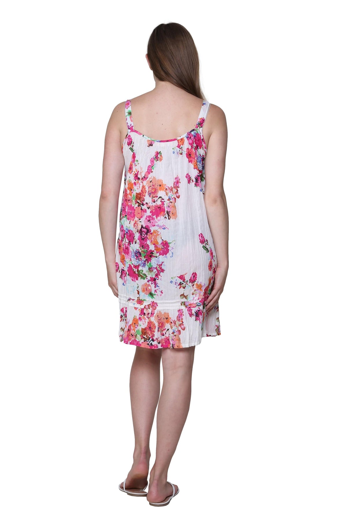 La Cera La Cera Watercolor Garden Cotton Chemise - Little Miss Muffin Children & Home