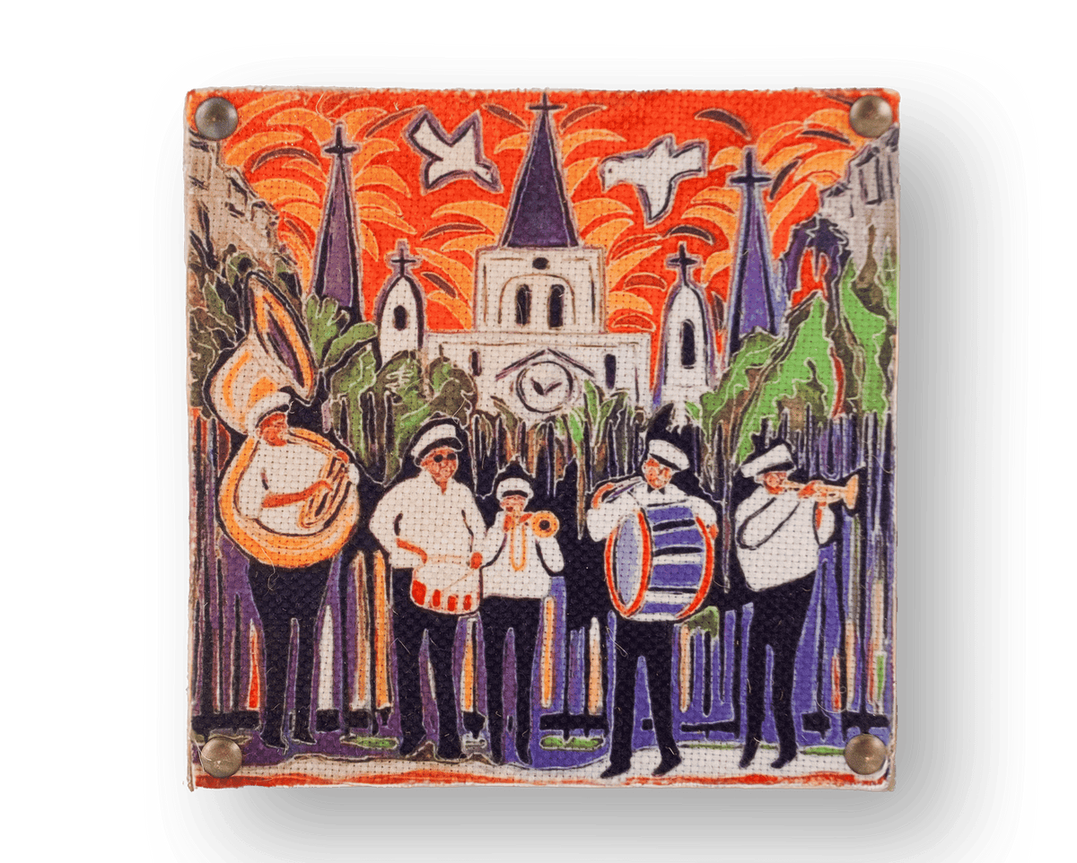 The Parish Line The Parish Line Band in Front of Cathedral Art Block - Little Miss Muffin Children & Home