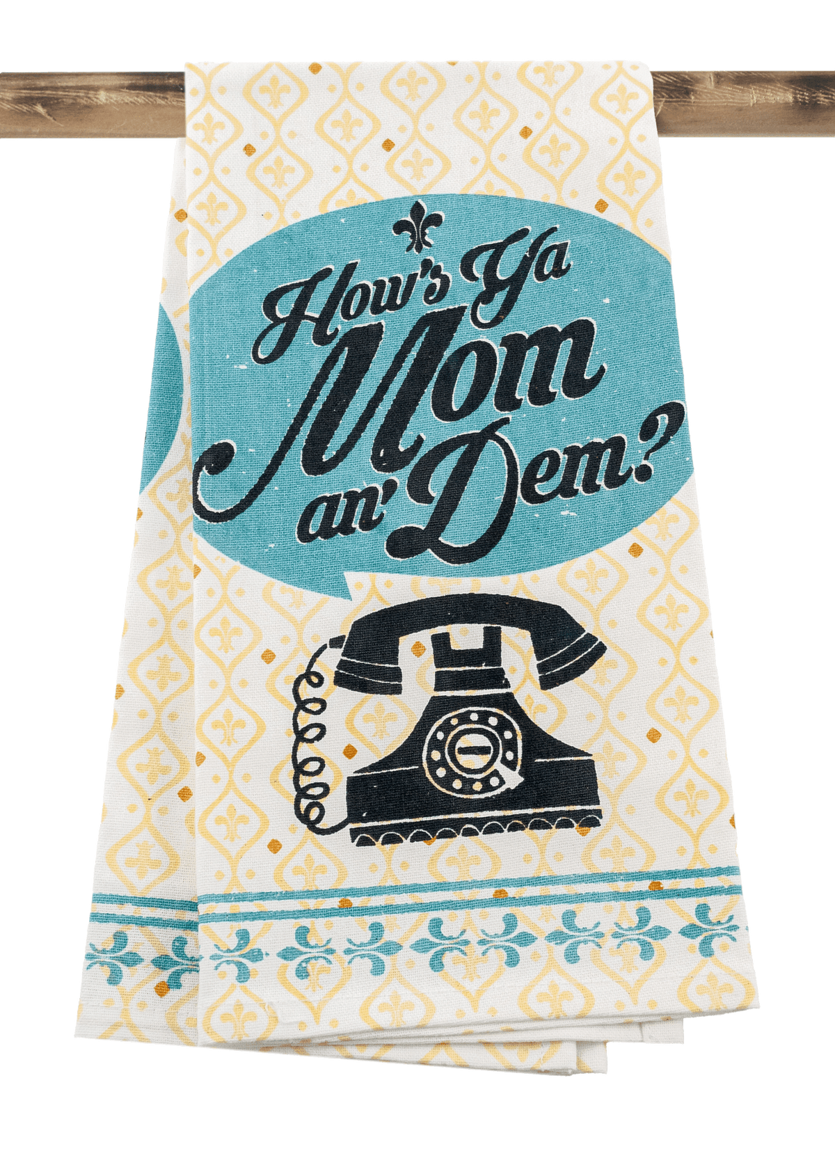 The Parish Line The Parish Line How’s Ya Mom An Dem Kitchen Towel - Little Miss Muffin Children & Home