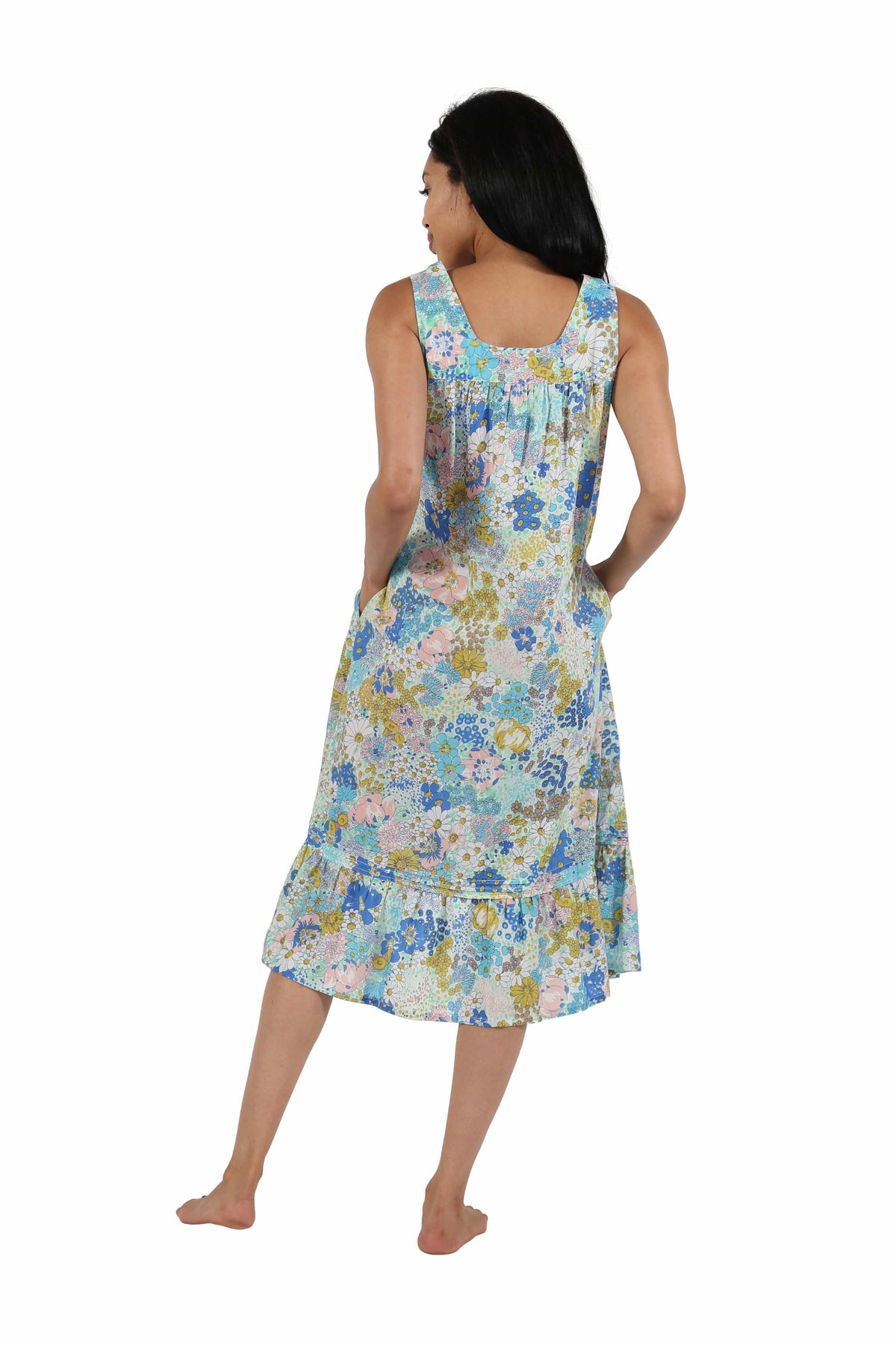 La Cera La Cera Botanical Floral Sweetheart Neckline Gown - Little Miss Muffin Children & Home