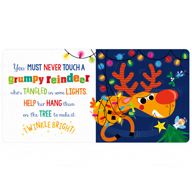 Make Believe Ideas Never Touch a Grumpy Reindeer! - Little Miss Muffin Children & Home
