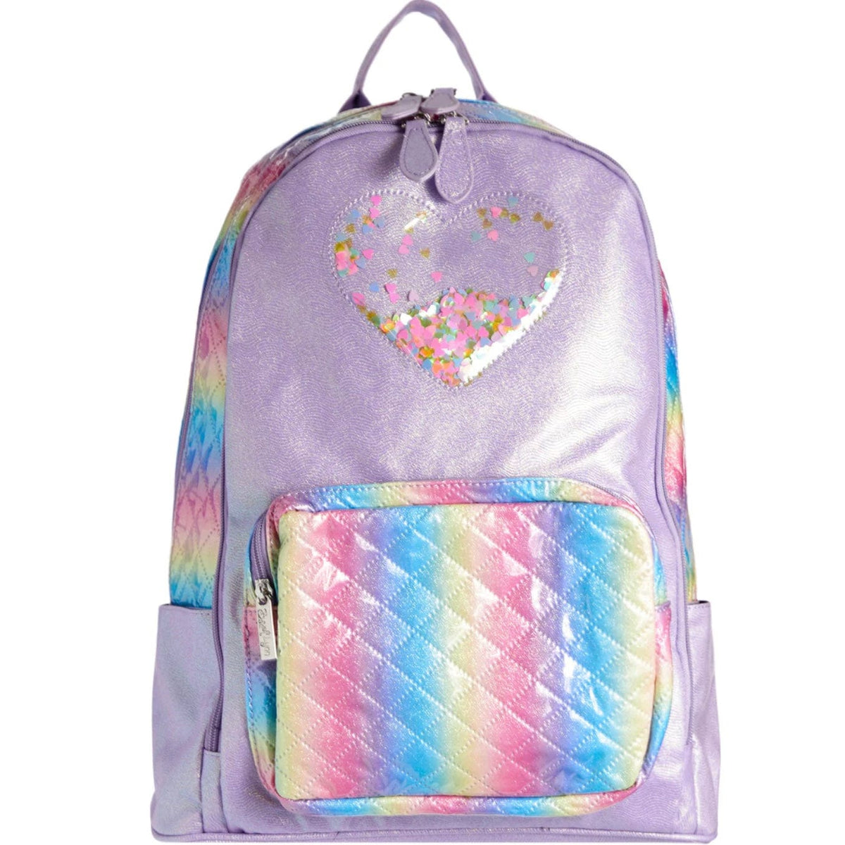 Bari Lynn Bari Lynn Confetti Heart Lav Backpack - Little Miss Muffin Children & Home