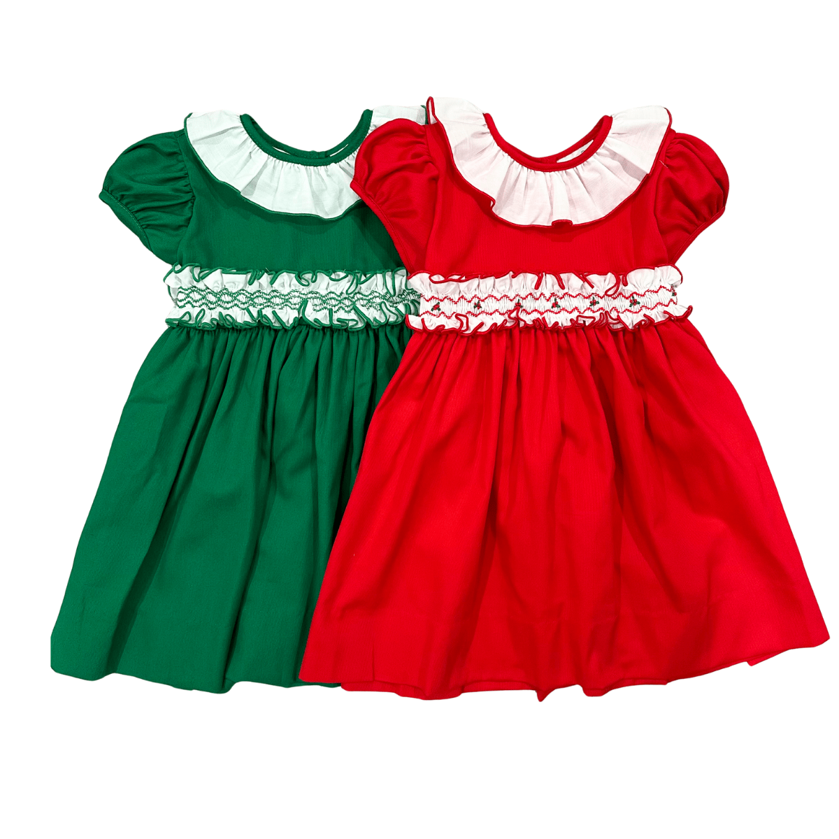 girls smocked dresses