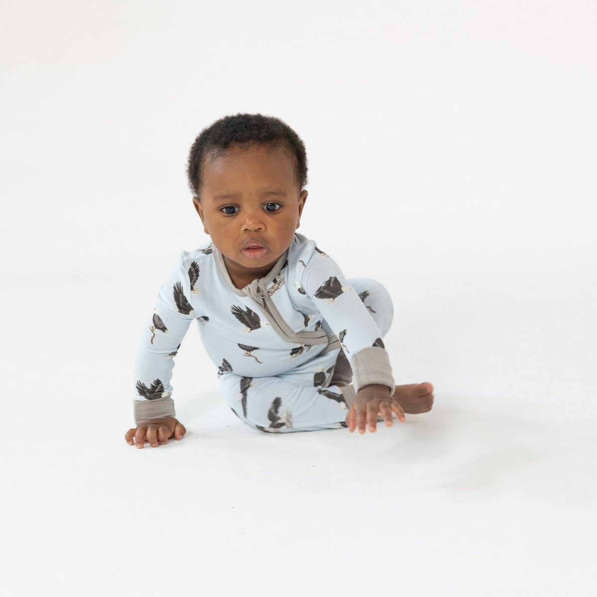 Angel Dear Angel Dear Bald Eagles 2-Way Zipper Romper - Little Miss Muffin Children & Home