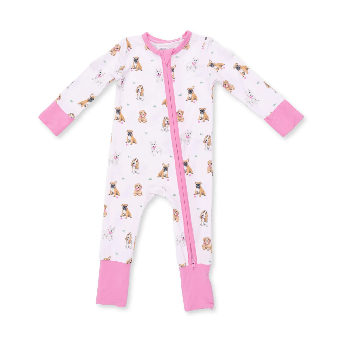 Bestie Dogs Pink Convertible Romper