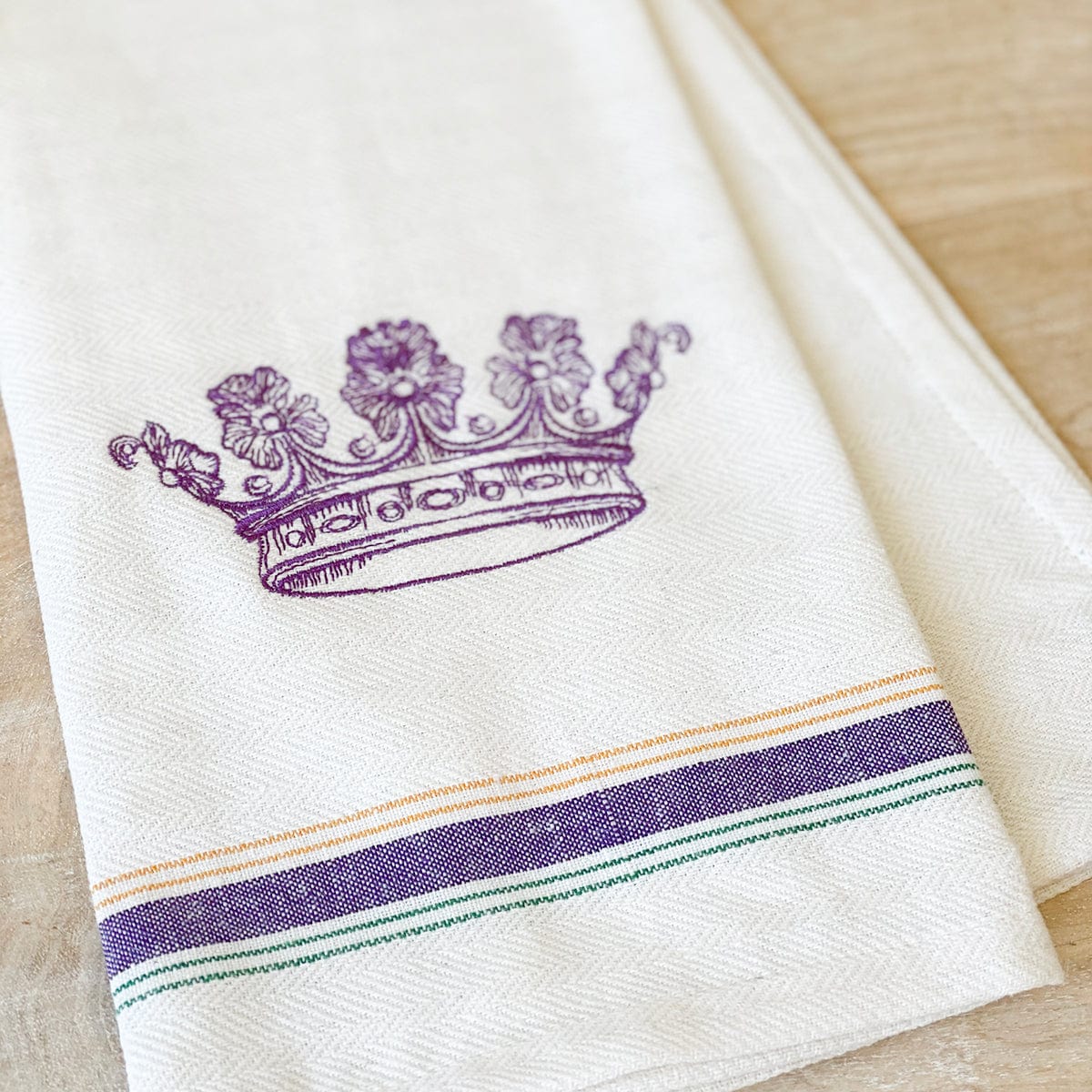 The Royal Standard The Royal Standard King of Carnival Hand Towel in Purple - Little Miss Muffin Children & Home