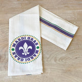 The Royal Standard The Royal Standard Mardi Gras Medallion Hand Towel - Little Miss Muffin Children & Home