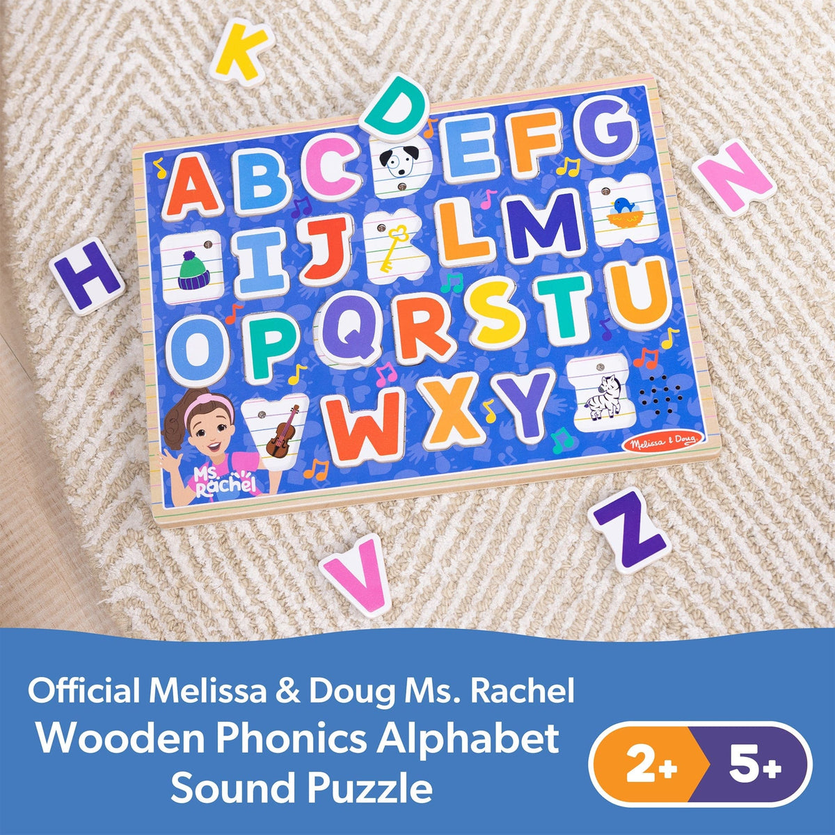 Melissa & Doug Melissa & Doug Ms Rachel Alphabet Phonics Puzzle - Little Miss Muffin Children & Home