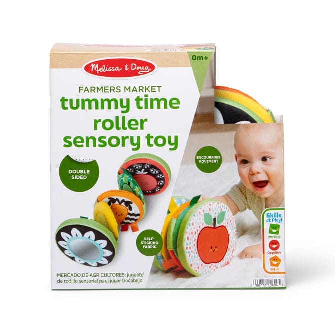 Farmer's Market Tummy Time Plush Roller Toy