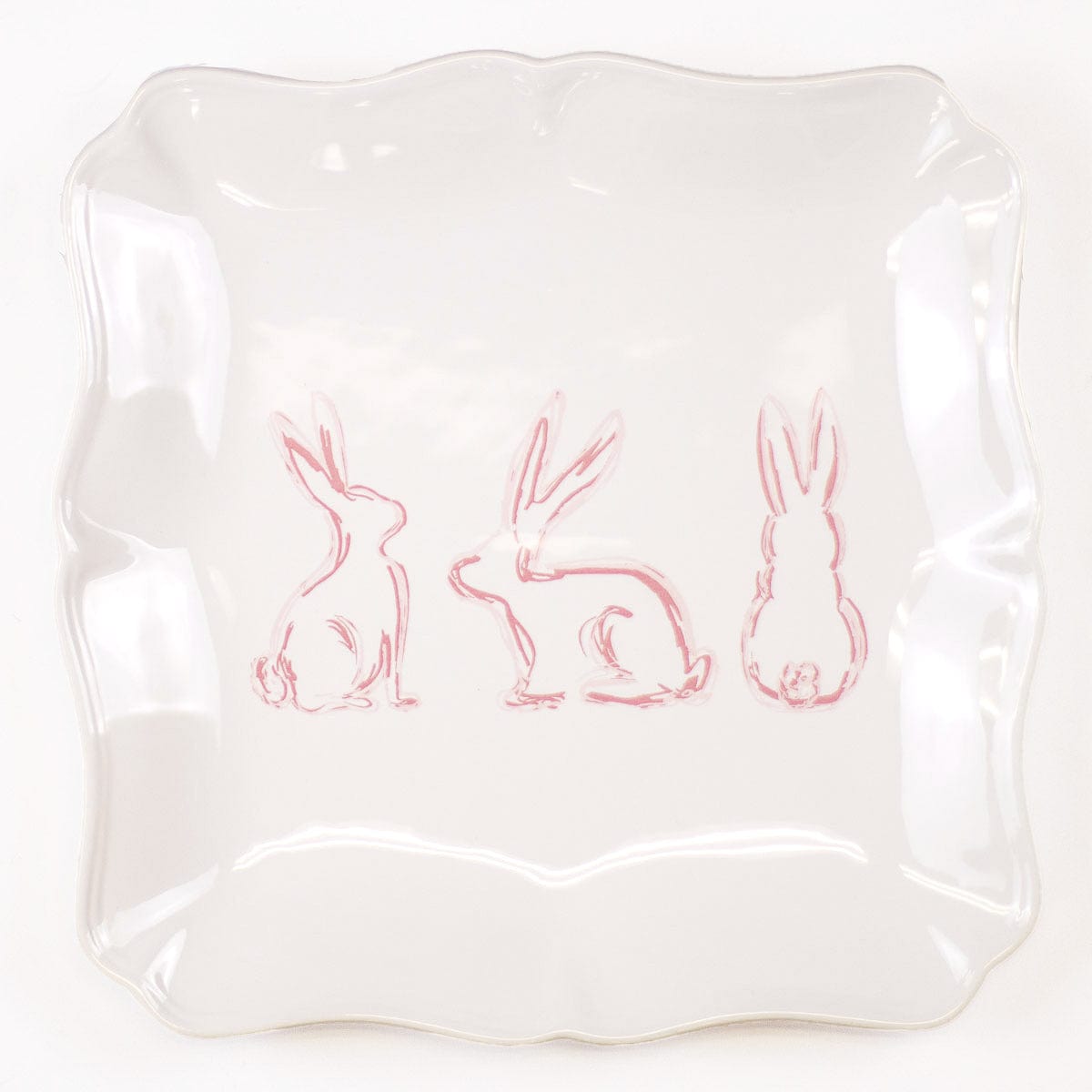 The Royal Standard The Royal Standard Lily Belle Bunny Square Platter - Little Miss Muffin Children & Home