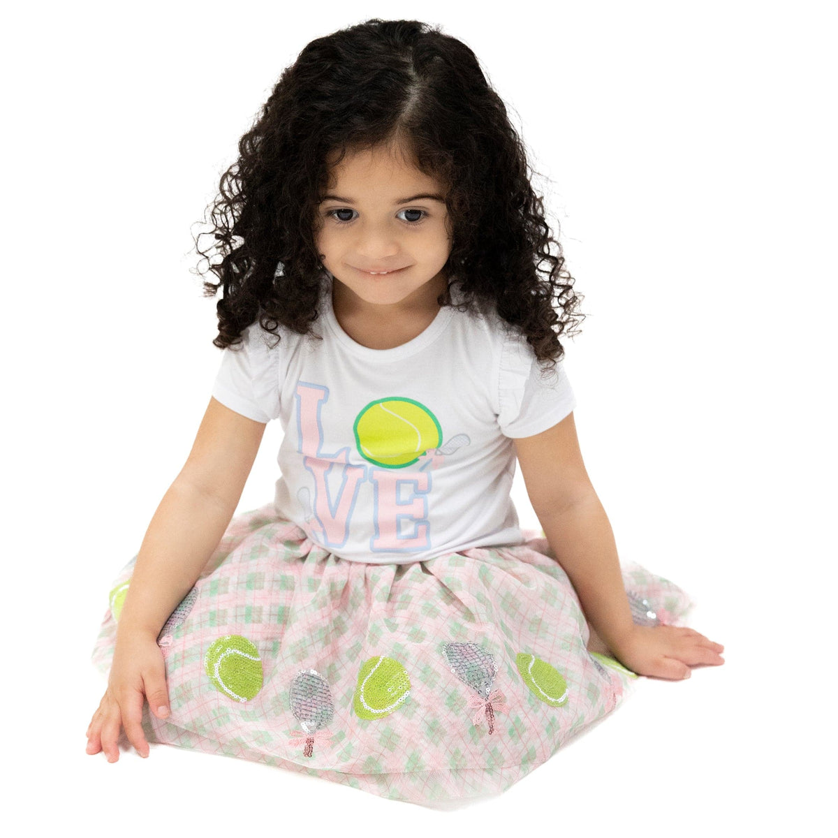 Pretty Tennis Tutu Skirt with Bike Shorts