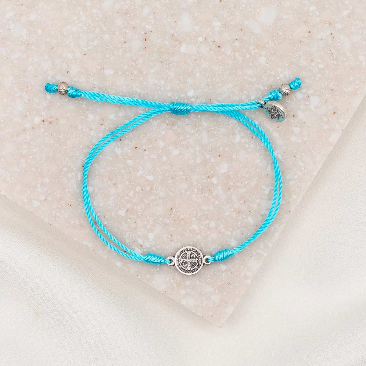 My Saint My Hero My Saint My Hero Breathe Blessing Bracelet with Silver Medal - Little Miss Muffin Children & Home