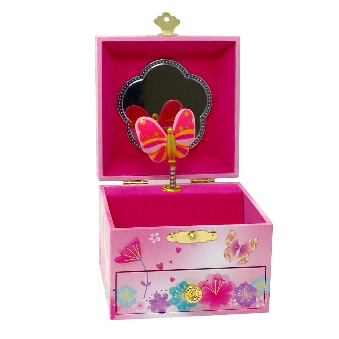 Pink Poppy Pink Poppy Fairy Butterfly Friends Small Musical Jewellery Box - Little Miss Muffin Children & Home