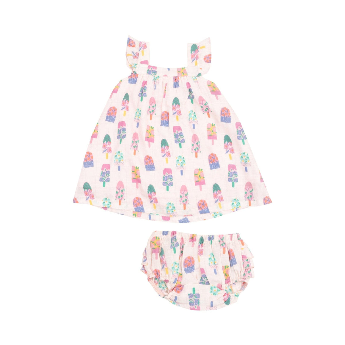 Angel Dear Angel Dear Floral Popsicles Sundress - Little Miss Muffin Children & Home