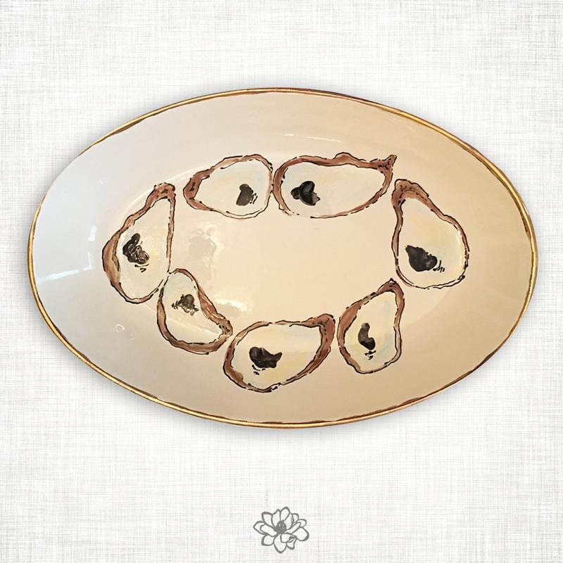 Magnolia Creative Co Oyster Oval Platter - Little Miss Muffin Children & Home