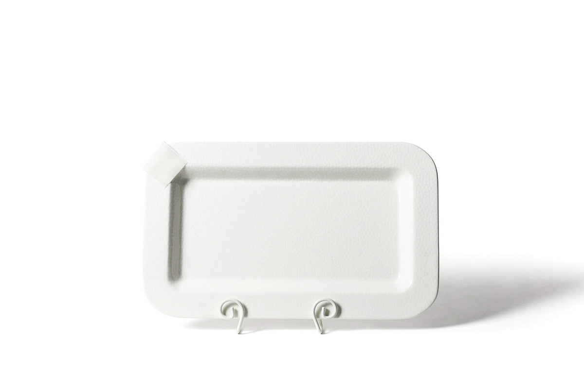 Coton Colors Company Coton Colors Company White Small Dot Mini Rectangle Platter - Little Miss Muffin Children & Home