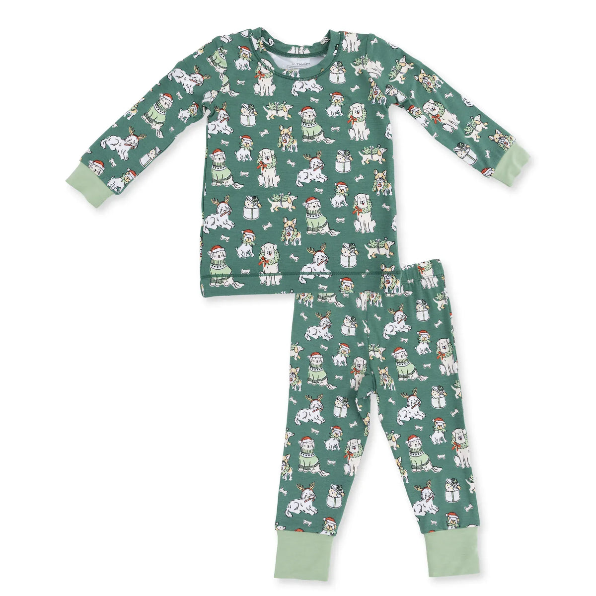 Christmas Dogs Uni Long Sleeve Loungewear Set
