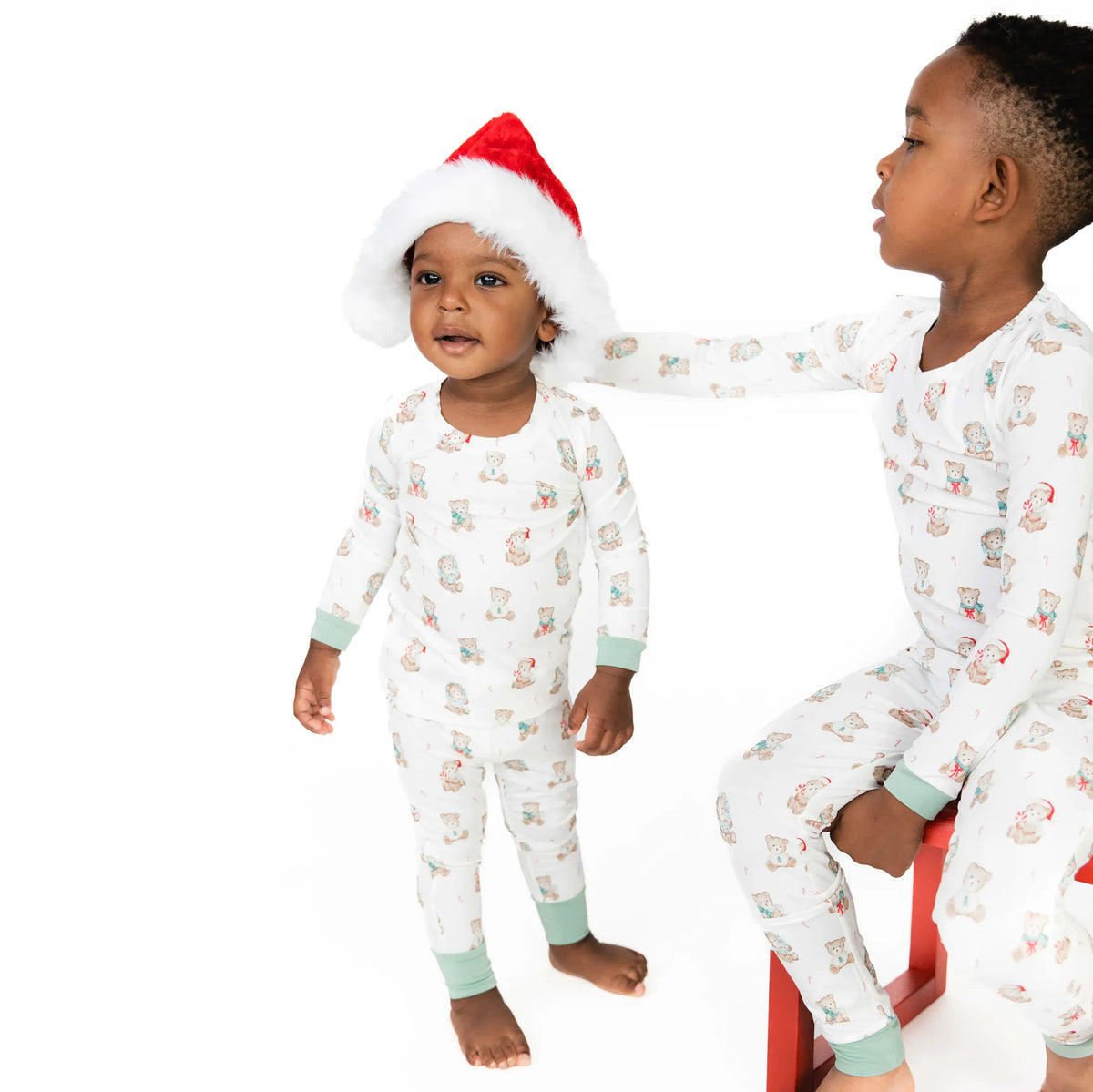 Christmas Teddy Bears Uni Long Sleeve Loungewear Set