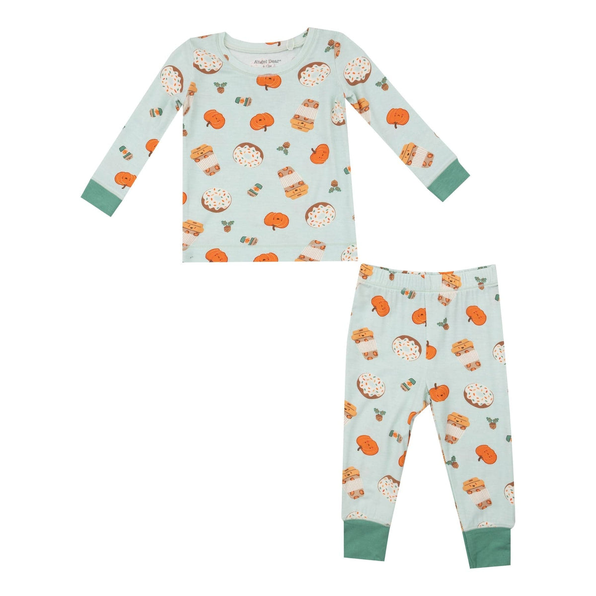Angel Dear Angel Dear Pumpkin Spice Latte Long Sleeve Loungewear Set - Little Miss Muffin Children & Home