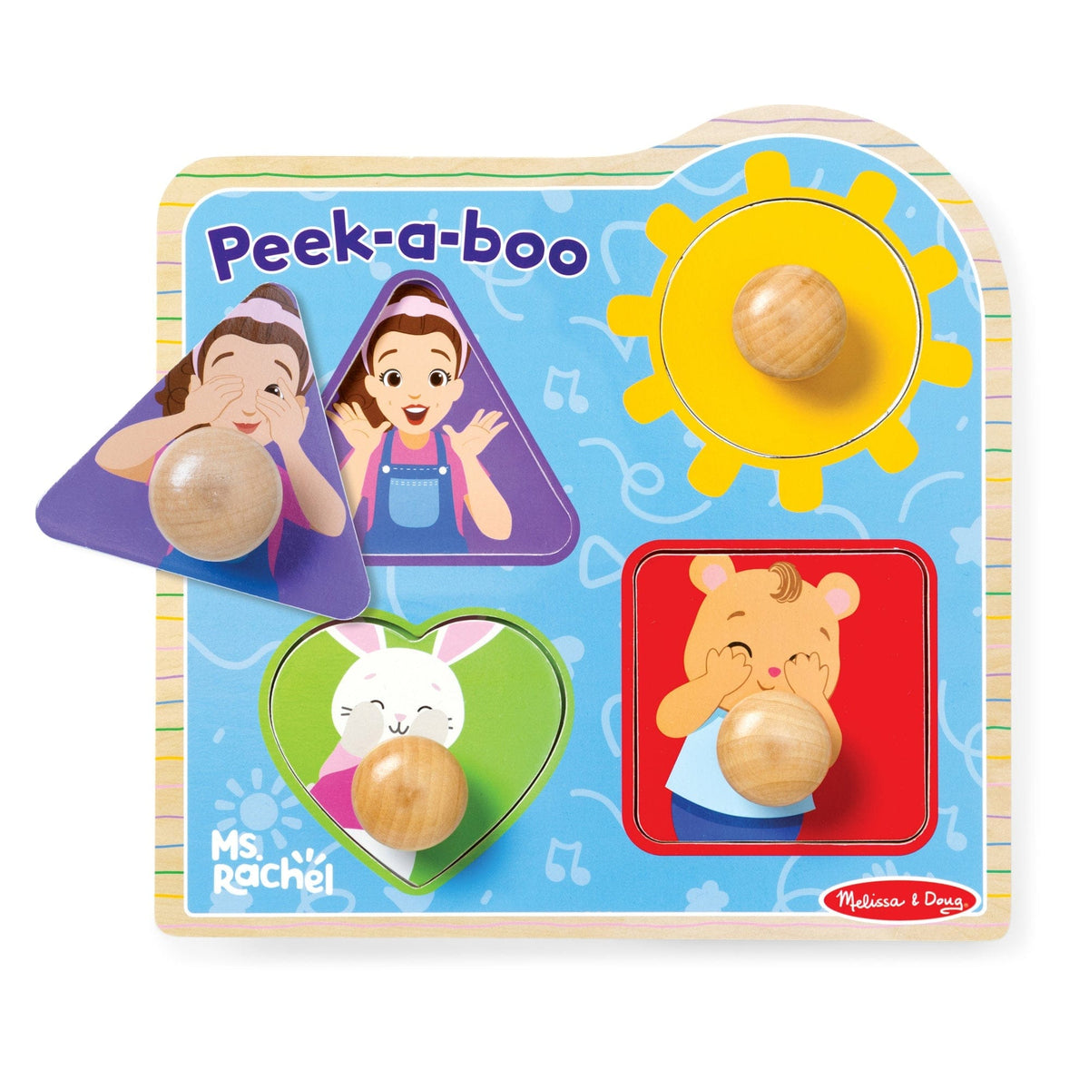Melissa & Doug Melissa & Doug Ms Rachel Jumbo Knob Puzzle - Little Miss Muffin Children & Home